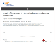 Tablet Screenshot of cip-paca.org